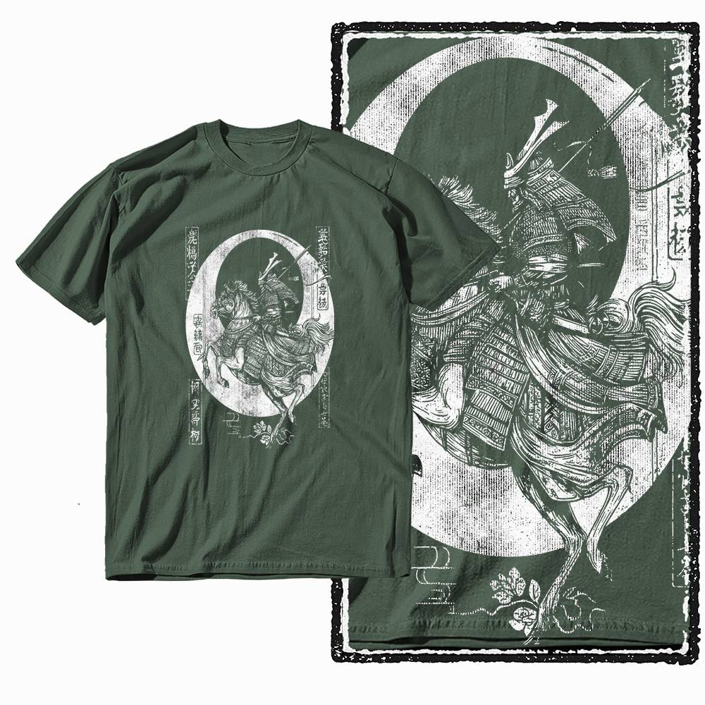 G28 Army Green Cotton Cool Dragon Graphic Men T-shirt | Streetwear Big Size Vintage O-neck Men's Tee Tshirt