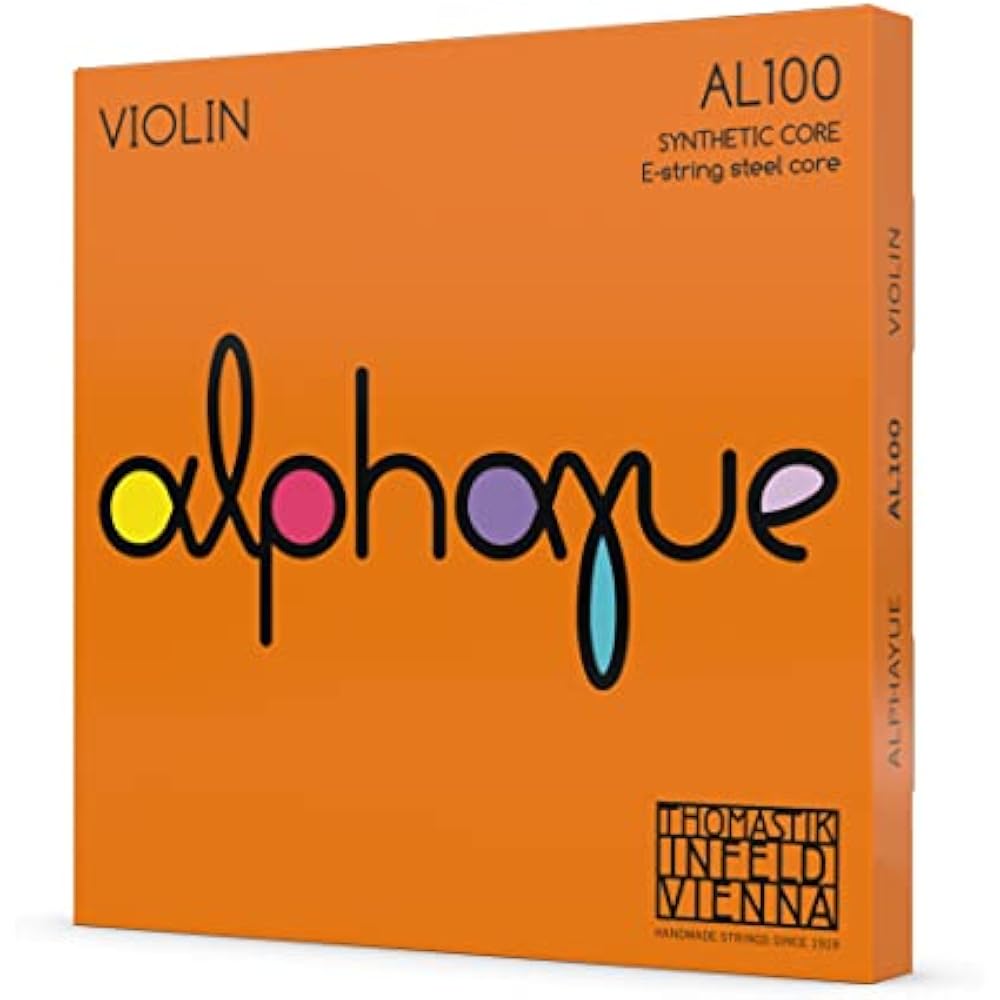 THOMASTIK Alphayue Alphayue Violin Strings E Line A Line D Line G Line 4 Set 4/4 AL100
