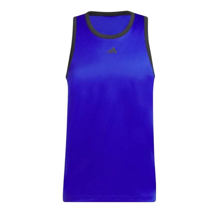 adidas Legends Basketball 3-Stripes Tank Top  Lucid Blue  Men s IC2458 L