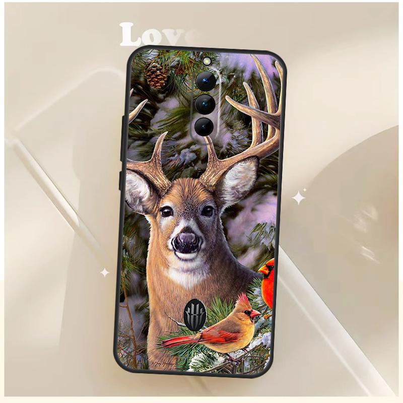 Animal Deer Art Case For ZTE Nubia Red Magic 11 10 10S Pro Plus 8S 9S 8 9 Pro 6S 7S For RedMagic 10 Air Cover