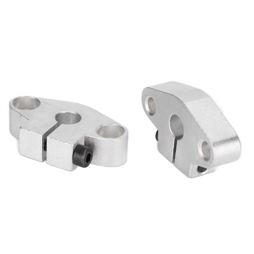 2 Pcs Horizontal Optical Axle Support 0.3inch Wear Resistance Straight Linear Rail Bracket