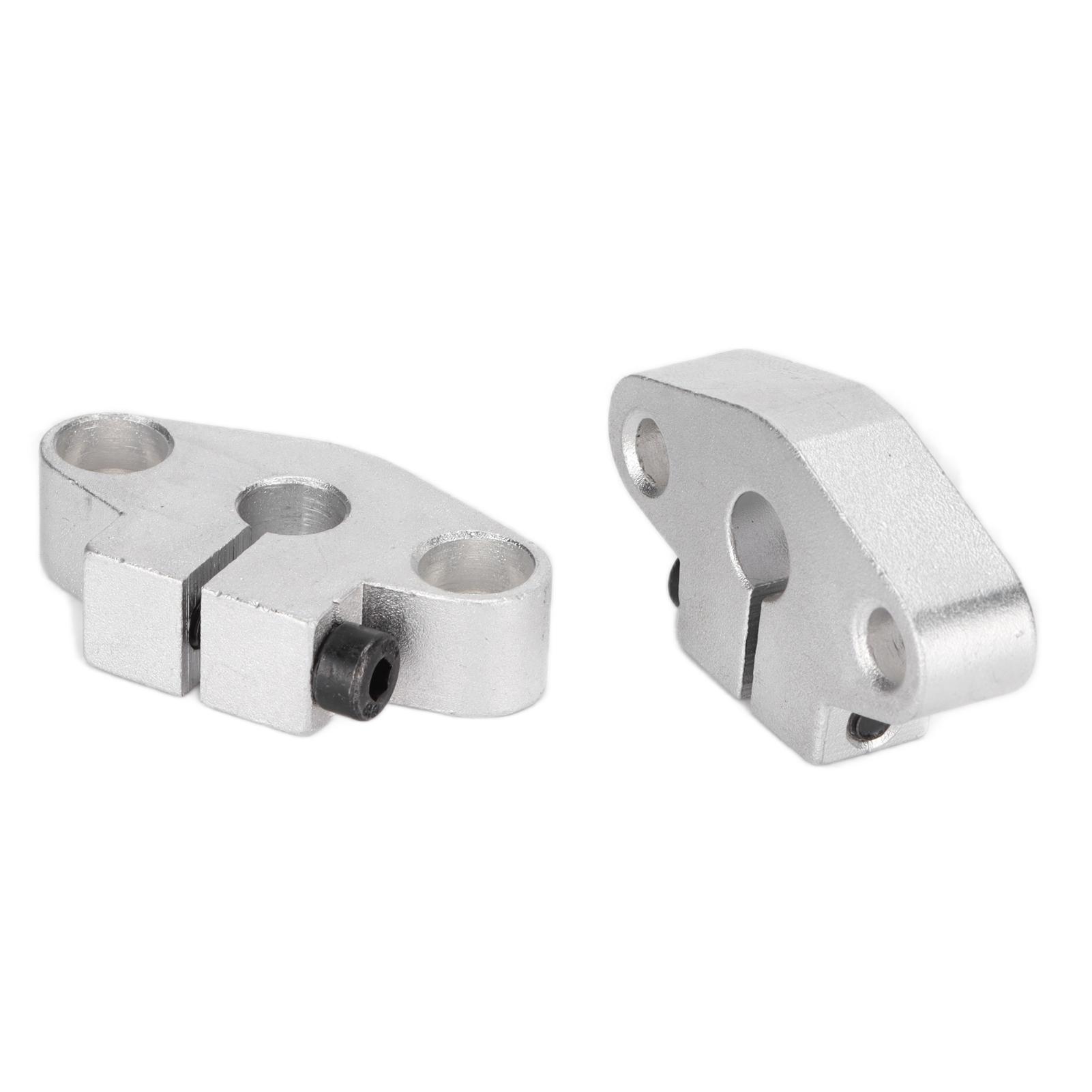 

2 Pcs Horizontal Optical Axle Support 0.3inch Wear Resistance Straight Linear Rail Bracket