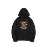 Men's Plus Velvet European American Hooded Pullover: Trendy Spring Autumn Print Casual Sweatshirt for Couples