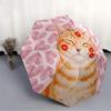 1pc Cat Love Automatic Opening/Closing Folding Umbrella with 8 Ribs,Windproof Portable Sunshade Umbrella Holiday gift yy260401095