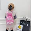 Adorable Bunny Ear Cartoon Kids Backpack Stylish Korean Design Sequin Pu Material
