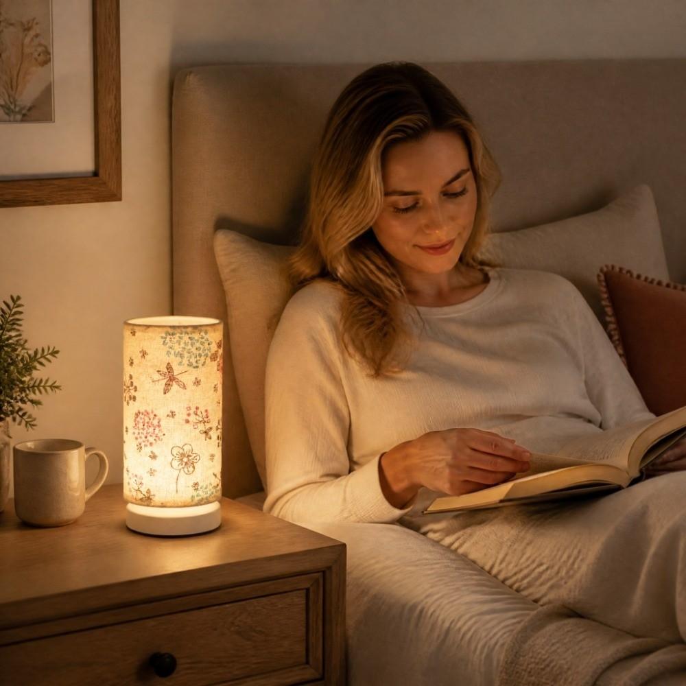 LED Desktop Decoration Lamp USB Plug in Table Lamp Simple Bedside Night Lamp  Living Room