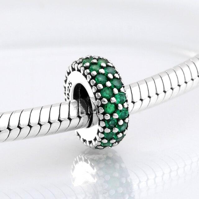 Fashion Trend 925 Sterling Silver Clear Cz Forever Family Fine Beads Fit Original Jiuhao Charm Bracelet Jewelry Making