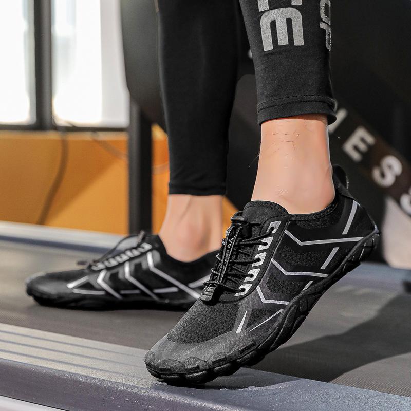 Foreign trade new creek shoes men and women couples outdoor five-finger wading swimming shoes yoga skipping rope indoor fitness shoes