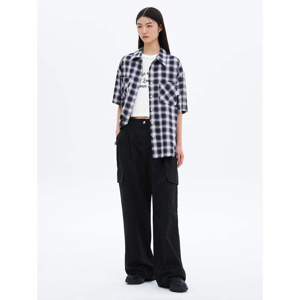 8seconds Cotton Casual Wide Pants Black