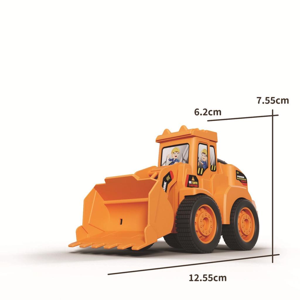 Children's Educational Inertial Excavator Toy Car Model