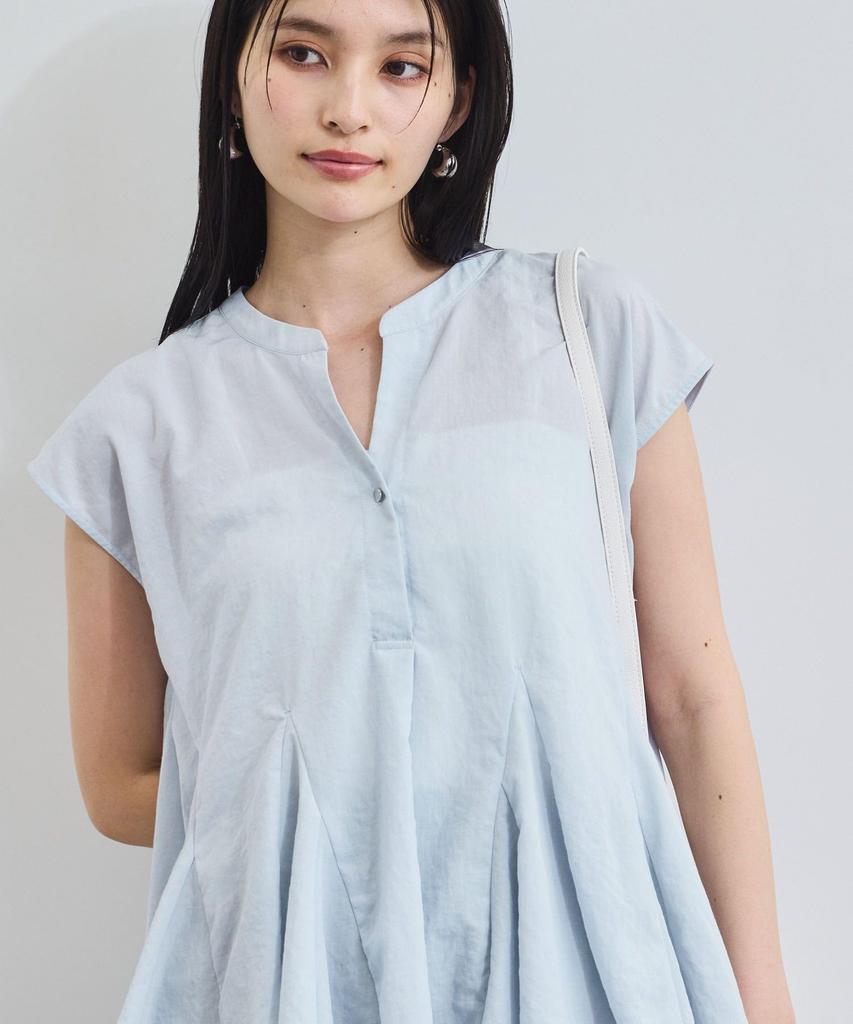 Skipper Flare Sax [BIS] Women's Blouse, Wrinkle-Resistant/Washable, (48)