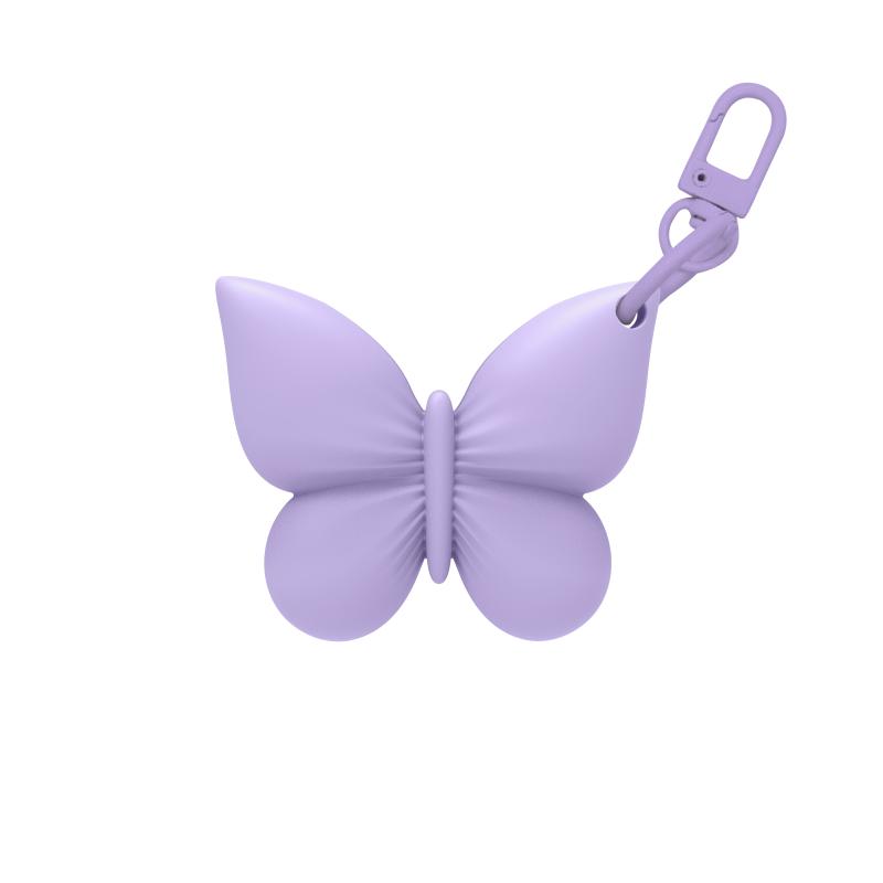 Portable Silicone Lip Balm Holder Keyring for Easy Access Stylish Bowknot Design