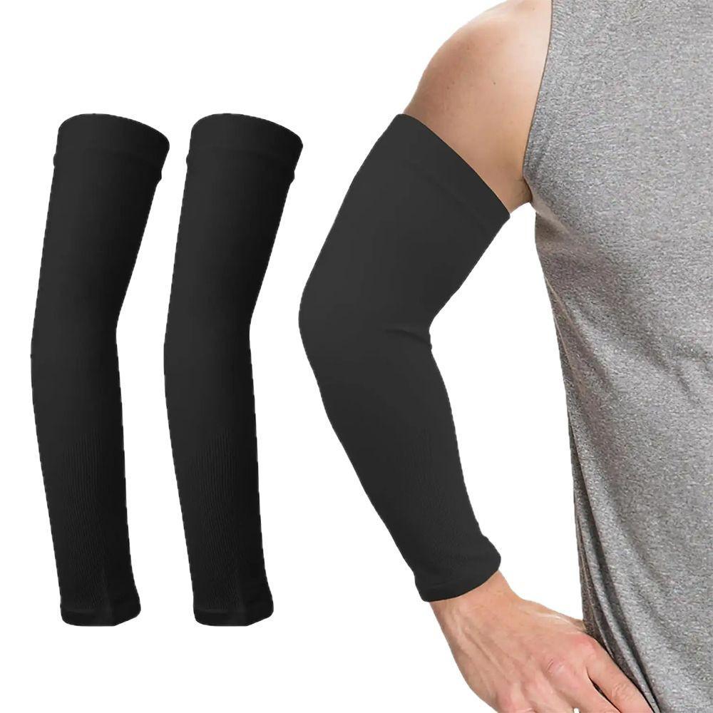 Unisex Fingerless Ice Silk Sunscreen Sleeves for Golf, Cycling, and Driving