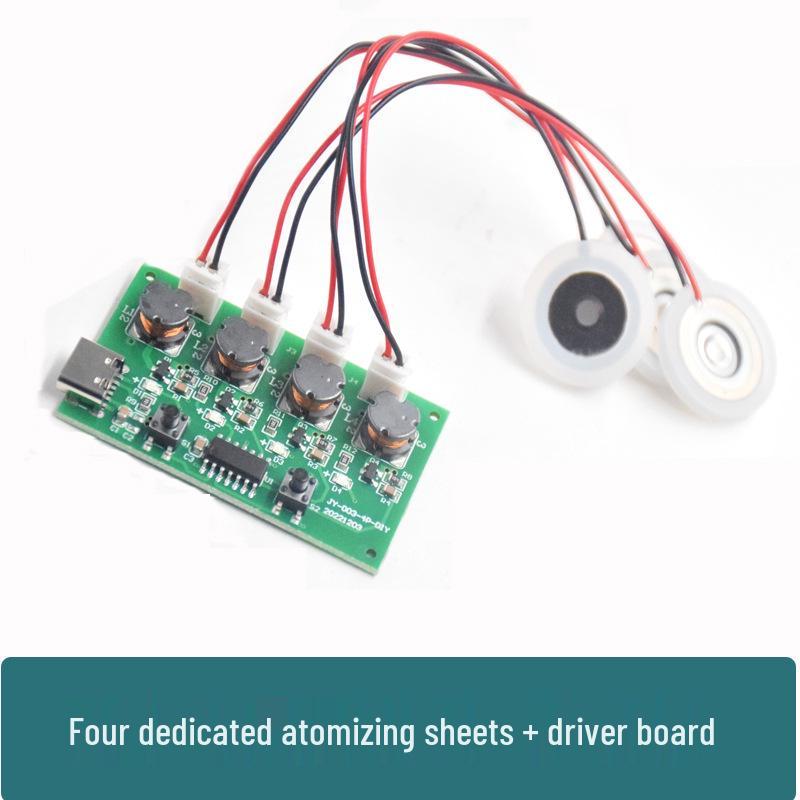 DIY 5V USB Humidifier Kit: Mini Circuit Board, Spray Module, Sensor, Power Supply