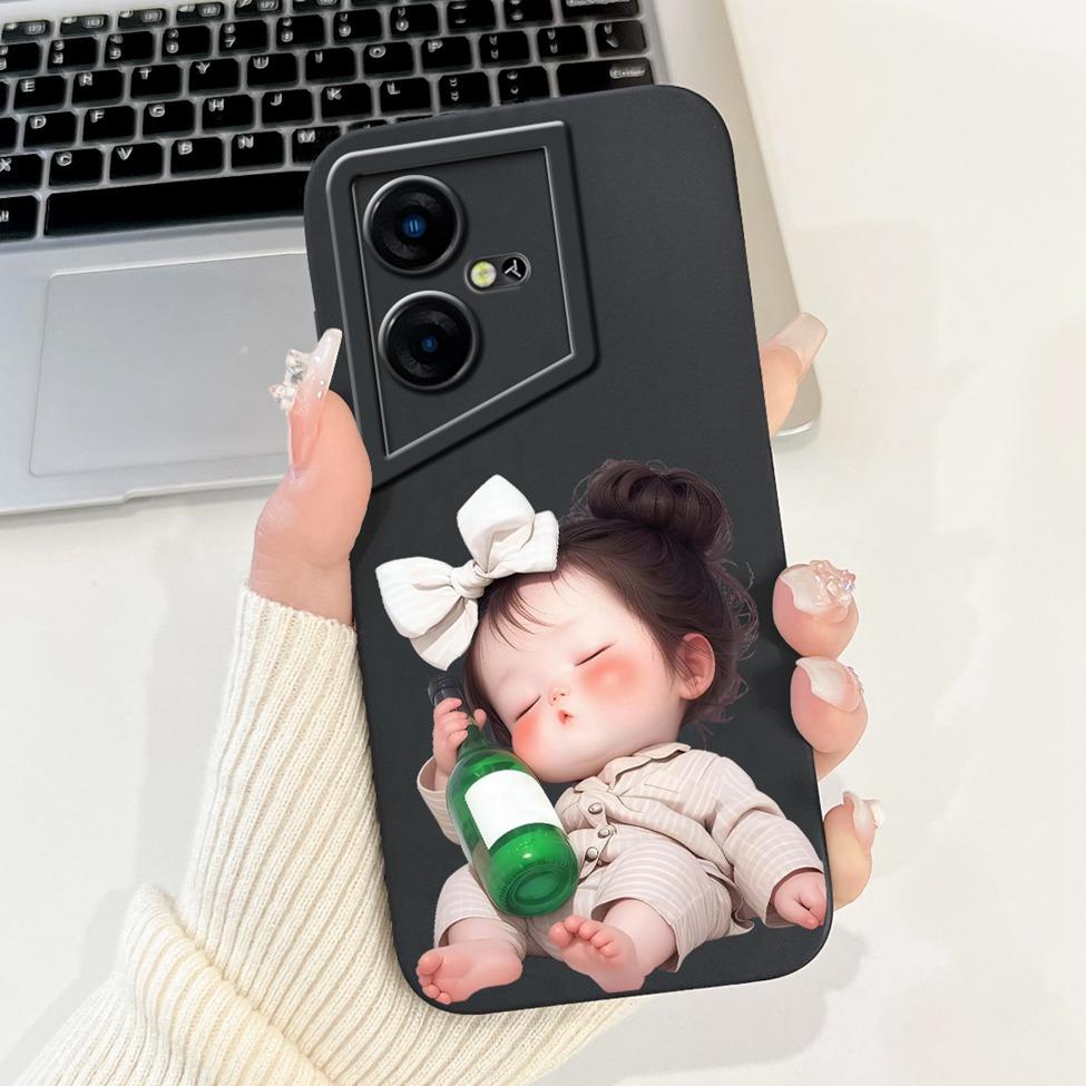 For Tecno Pova Neo 3 Case Silicone Cute Cat Fashion Butterfly Flowers Love Painted Cover For Techno Pova Neo 3 Phone Case LH6n