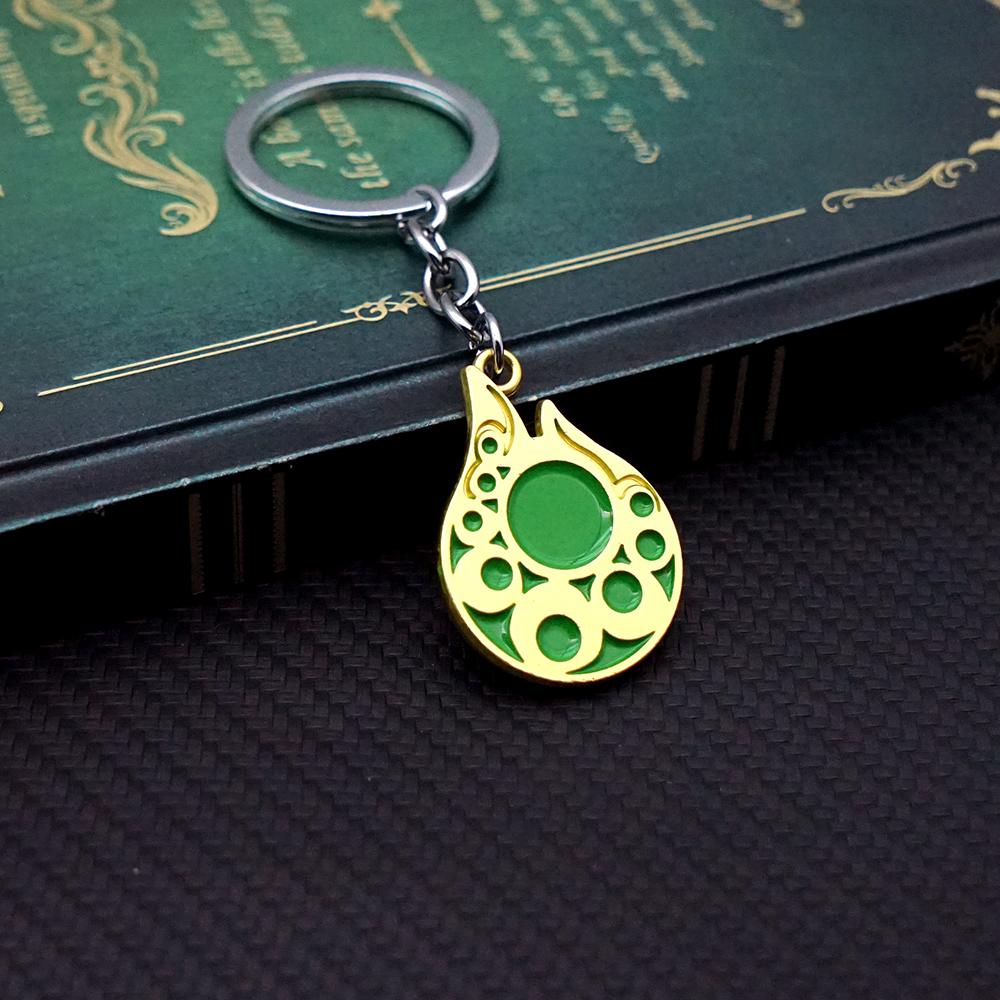 Tears of The Kingdom Keychain Breath of the Wild Key Chain Keychains for Men Game Accessories Car Key Ring Pendant llaveros