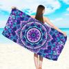 Mandala Pattern Microfiber Beach Towel - Soft, Absorbent, Quick-drying - Perfect for Swimming, Camping and Bathing