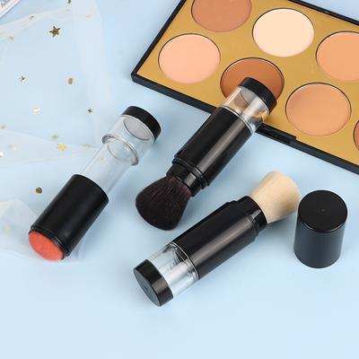 2 v 1 štetec na podkladovú bázu štetec na make-up prázdny cestovný púder s vymeniteľnou fľaštičkou na sypký púder nádobka make-up kozmetické nástroje