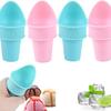 Reusable Mini Ice Cones Stand Upright For Yogurt Sorbet Ice Cream Scoop For Adult Children Party Kids Scoop Outdoor Tableware