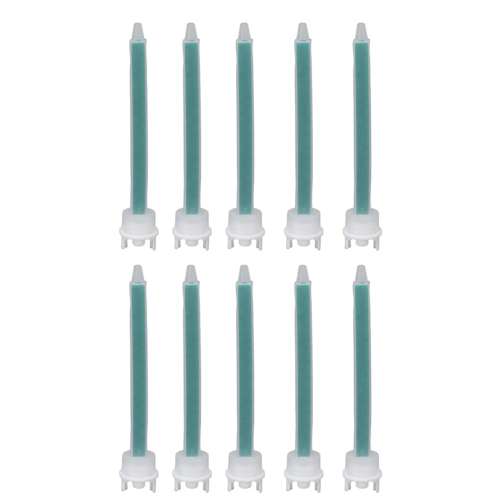 10pcs Mixing Nozzles Plastic Prevent Blocking Adhesive Glue Mixing Nozzle for Applicator