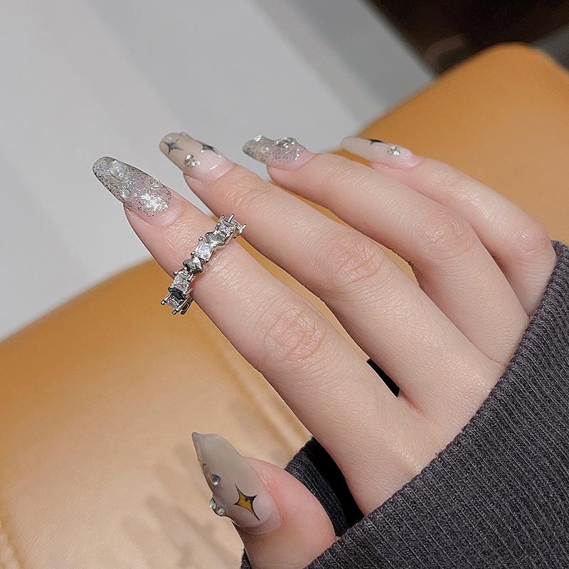 Nischendesign Schmetterling Emaille Offener Ring Sternenklarer Kalter Wind Fortgeschrittener Sinn Französische Mode Personalisierter Ring