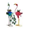 Metall Flamingo Pfau Dekorationen Pflanzgefäß für Außenpflanzen Metall Pflanzgefäß Geschenke für Frauen Mutter Garten Pflanzgefäß Dekorationen