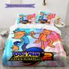 Dog Man Bedding Quilt Set Quilt Cover Pillowcase Home Decoration Birthday Gift (1 * Duvet Cover + 2 * Pillowcase, Without Core)