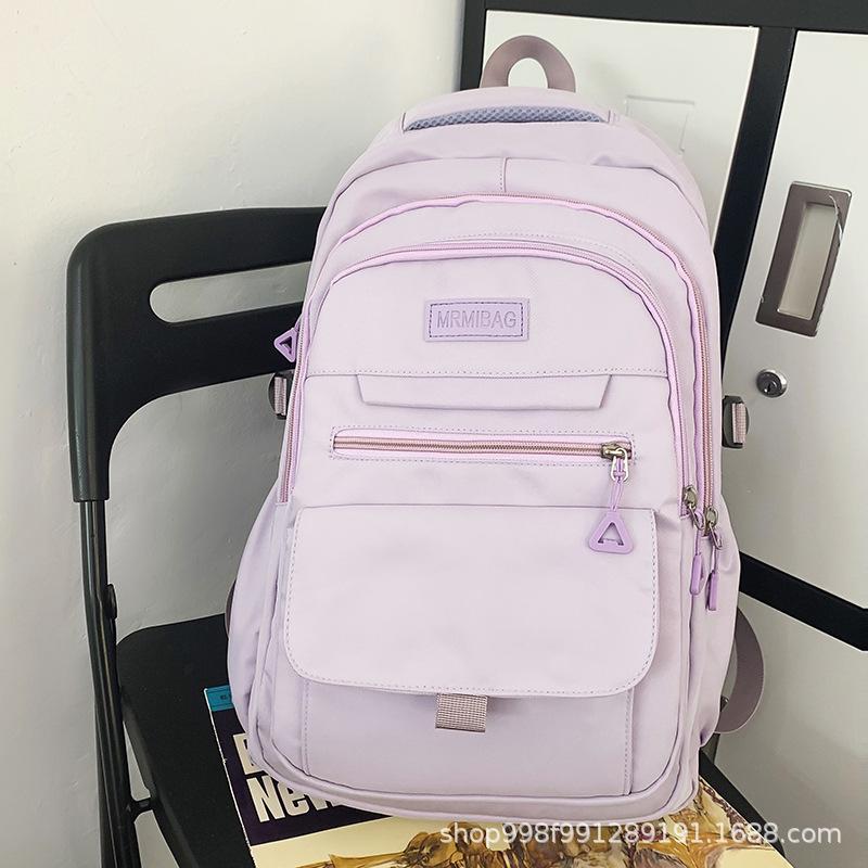 School Bag Men's College Student Backpack Middle School Student Junior High School High Quality Fashion Elementary School Student Backpack