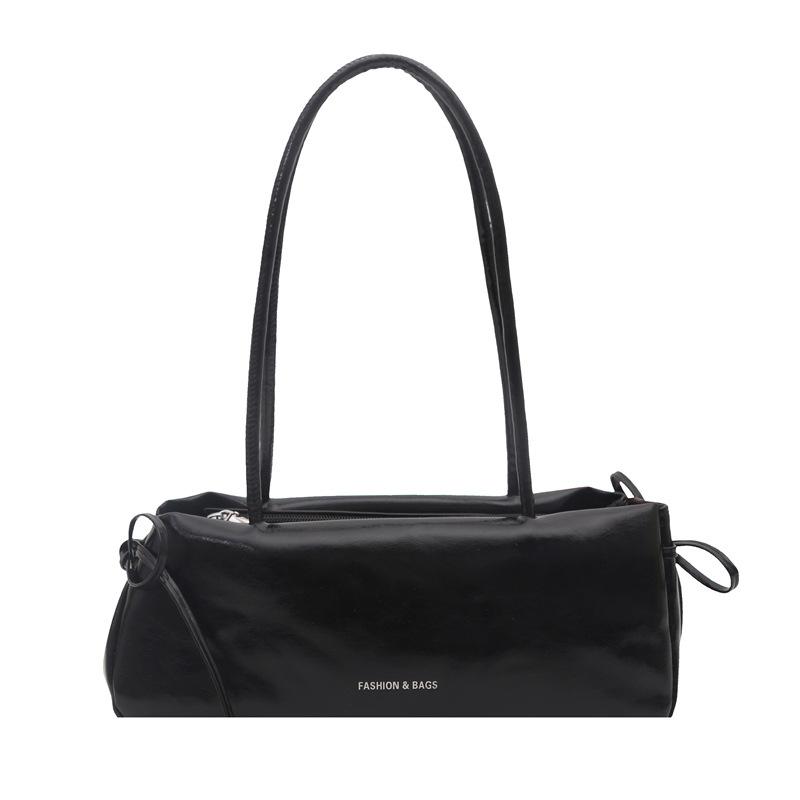 Texturierte Retro-Damen-Neue Schleife Lässig Temperament Modisch Frühling Tragbar Baguette Schulter Achseltasche
