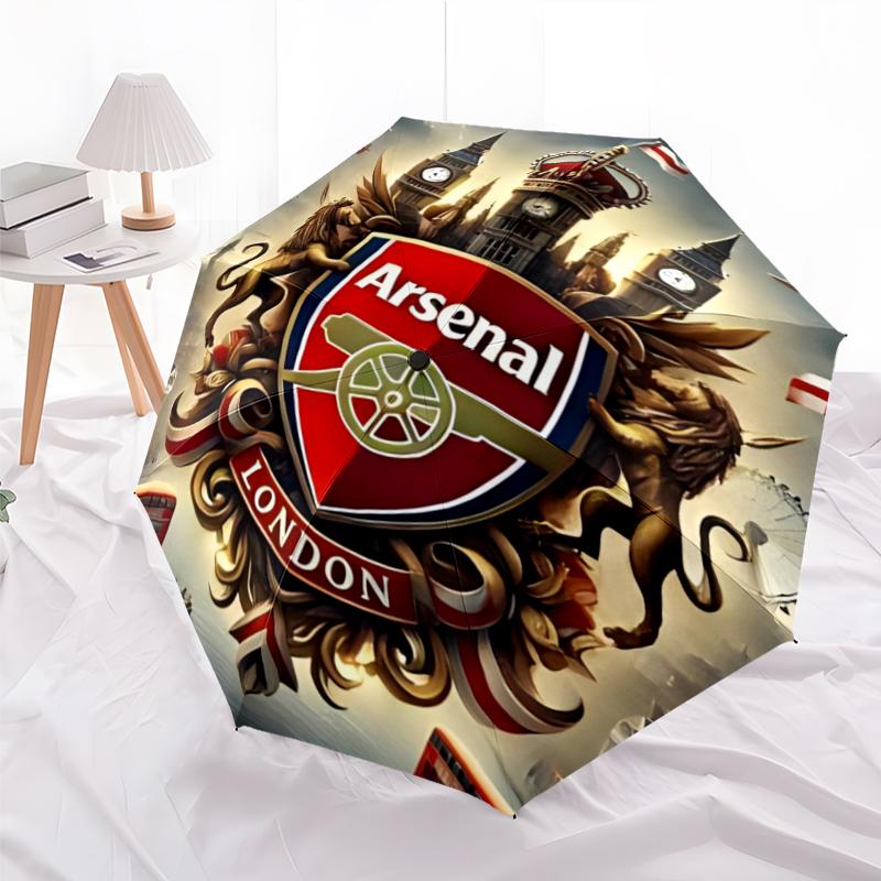 1pc A-Arsenal4 Umbrella, Sun Protection, And UV Shielding. It Has Eight Sturdy Ribs for Outdoor Use And Perfect As a Holiday Gift