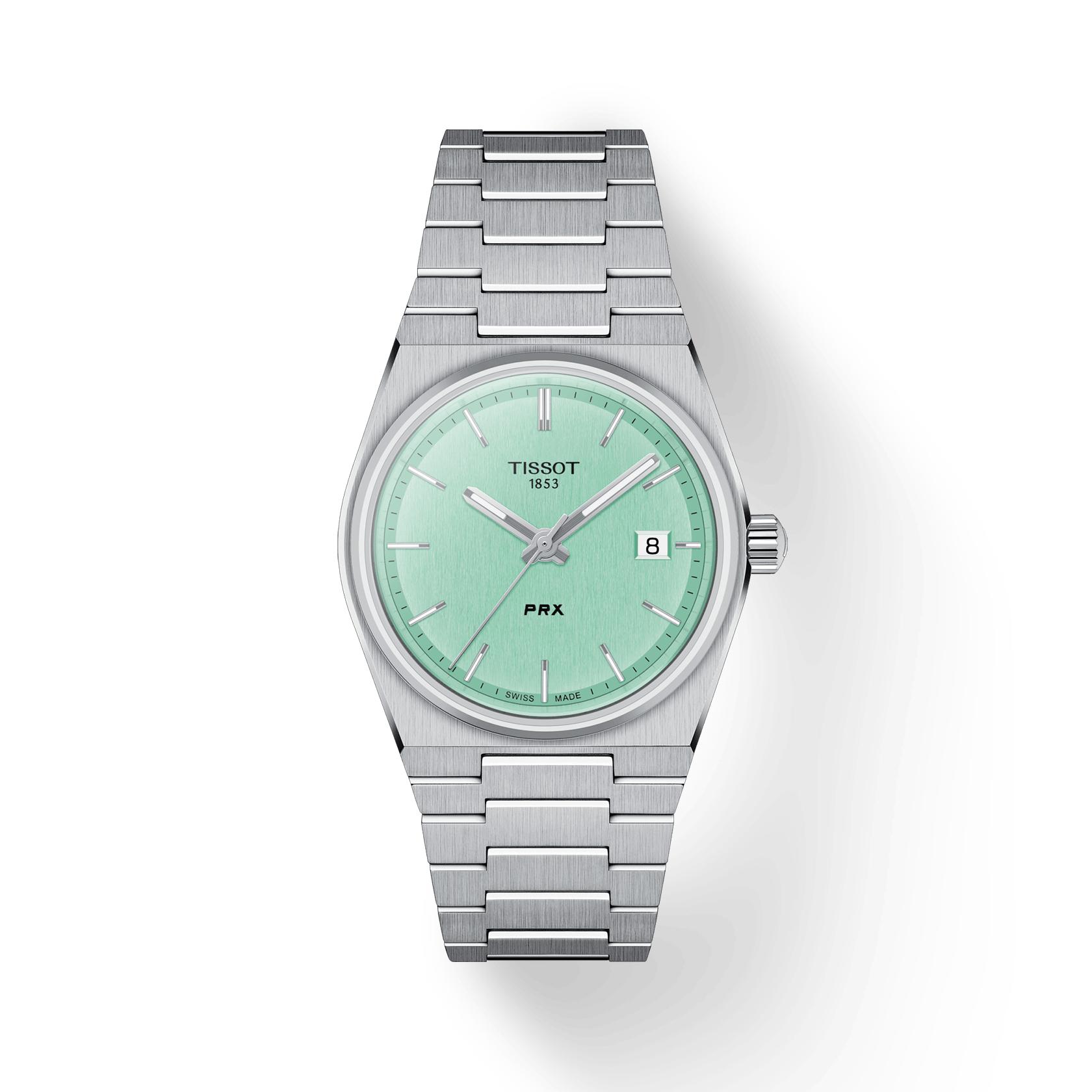 Tissot Stainless Steel Green Dial Men s Fashion Watch T137.210.11.091.00 зелёный