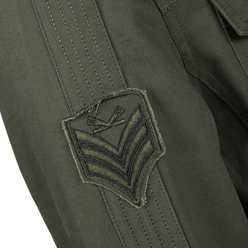 Giacca Militare in Pile di Cotone da Uomo Primavera/Autunno 2026, Capo d'Abbigliamento da Lavoro Taglie Forti, Moda Uomo