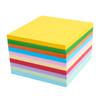100Pcs 20 Colors Folding Paper Solid Color Handmade Scrapbooking Craft Decor Square Origami Paper