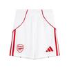 Arsenal Aeroready SS25 Home Comfortable Soft Quick-Dry Football Shorts Kids Shorts White Light-Scarlet JI9528