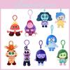 Inside Out Character Plush Keychain Cartoon Backpack Pendant Cute Kids Gift