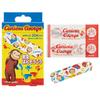 Skater Emergency Band-aid Curious George M Size Adhesive Bandage Cut Band 20 Pieces QQB1-A