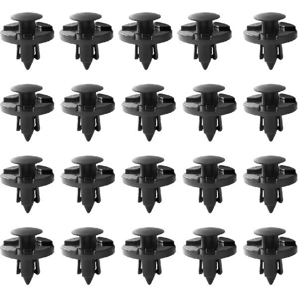 20Pcs Universal Fender Push Type Retainer Clips Compatible with Nissan Infiniti 01553-09321 Mitsubishi MR328954 Chrysler Dodge MR328954 Fender Liner
