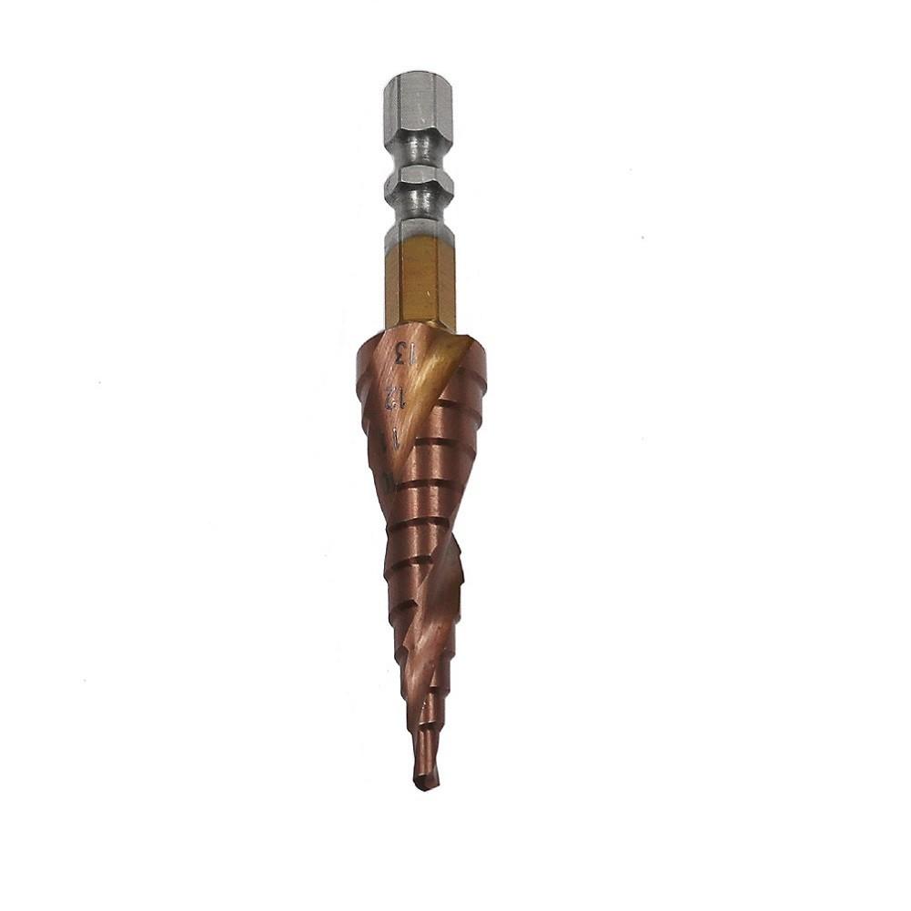 Step Drill Bit 77*47*6.35mm For 0.1~4mm Iron Efficient