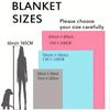 Flannel Blanket To My Daughter Printed for Kids Bedroom Decoration Warm Soft Comfertable Blanket for Sofa Chair