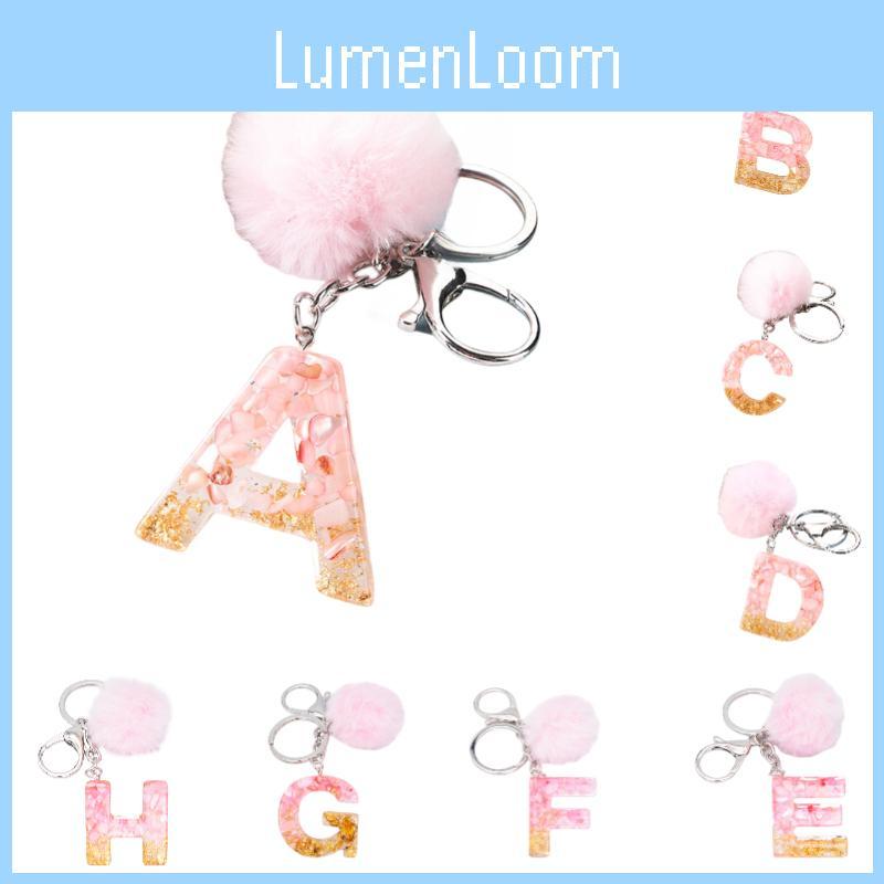 Stylish Keychain With Cartoon Alphabet Trendy Accessory For Cars And Bags