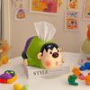 Anime Peripheral Doraemon Cute Chubby Tiger Tissue Box Home Living Room Tissue Box Dining Table Decoration for Friendsgift