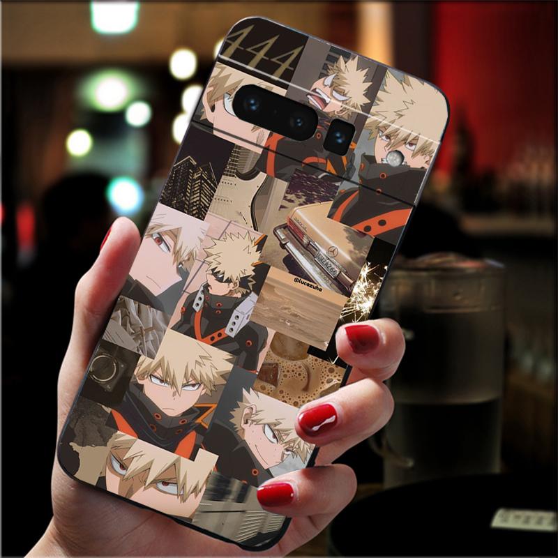 

Phone Case For Google Pixel 10 9 Pro XL 9A 8 7 6 Pro Pixel 8A 7A 6A Pixel 8 7 6 5 My Hero Academia aesthetic bakugo Google Pixel 7 Pro