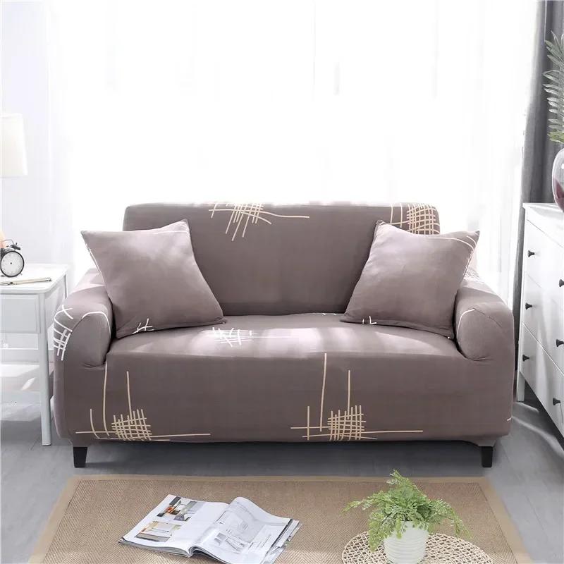 Printed Sofa Cover Stretch Couch Cover Sofa Slipcovers for Couches and Loveseats Washable Furniture Protector for Pets Kids