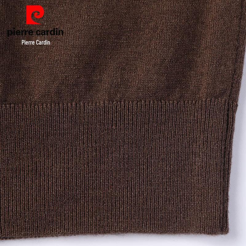 Pierre Cardin Men's 100% Wool Mock Neck Sweater