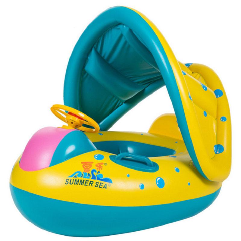 Environmental Friendly PVC Pool Floats Baby Swim Pool Floats Latest Design Pool Floats Inflatable синий