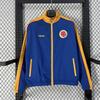 Unisex Long Windbreaker Jacket Retro Sport Coat Football Training Outdoor Casual Wear Fall Winter