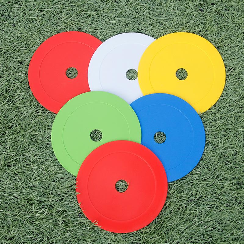 Training Cones with Holes – Flat Marker Discs for Football, Basketball, and Taekwondo