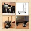 1pcs/lot Furniture Casters Wheels PP Fixed Swivel Caster Roller Wheel For Heavy Duty Platform Trolley Chair Household Accessory