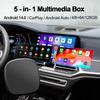 Android 14 Upgrade CarPlay AI Box 4/8-Core Wireless Carplay Android Auto Adapter For YouTube Netflix For Car Ford Benz VW Toyota