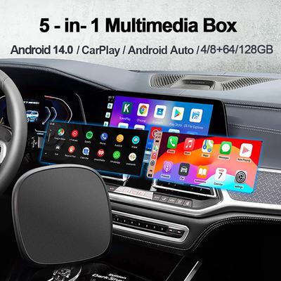 Android 14 Upgrade CarPlay AI Box 4/8-Core Wireless Carplay Android Auto Adapter For YouTube Netflix For Car Ford Benz VW Toyota